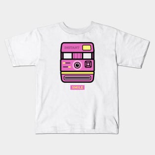 Smile Instant Retro Camera Kids T-Shirt